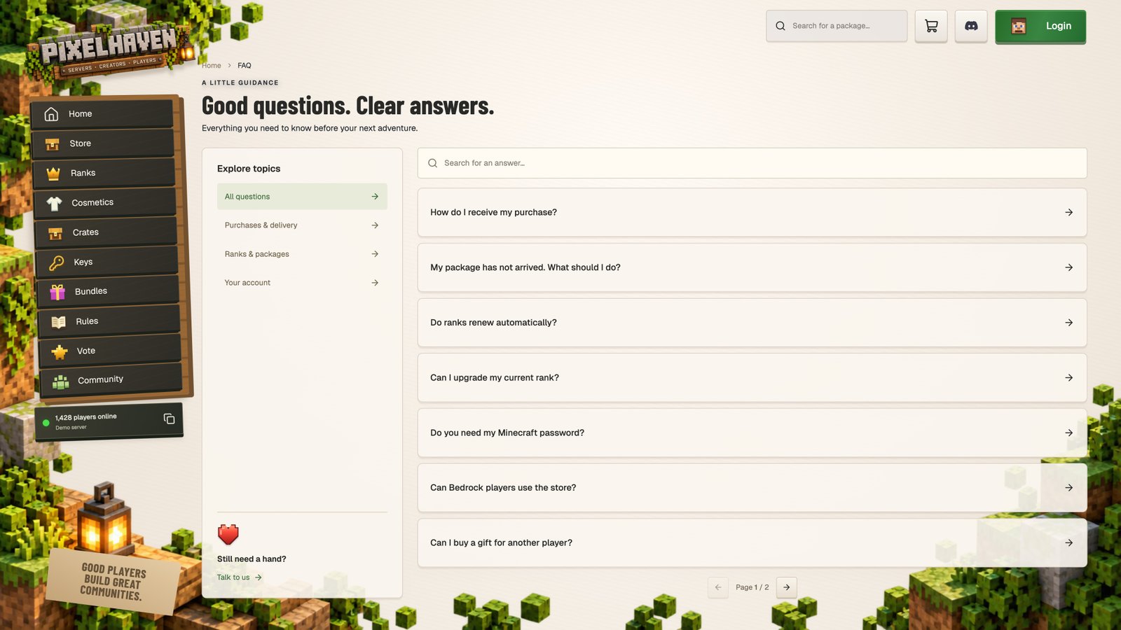 Frequently asked questions